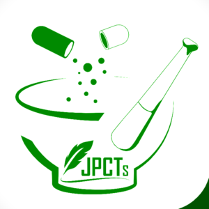 Logo a mortar and pestle with ca capsule on top